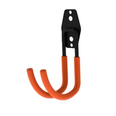 Xindeks 대차걸이 탑차 카트 고리 택배 화물 랙 트럭 후크, 블랙 중간 원형 후크 (접착제+나사)