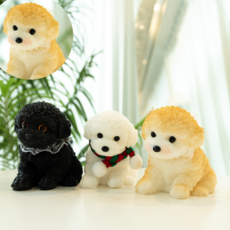 이레 말랑모찌 강아지 스트레스 해소 촉감놀이 푸딩 멍멍이, 라떼