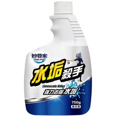 妙管家 水垢去霉清潔劑 (廚房/廁所適用) 強效去除水垢 抑制霉菌, 1個, 750ml