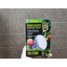 육지거북 파충류 엑소테라 바스킹 스팟램프 100W+화상방지보호망(증정), 적외선, 1개