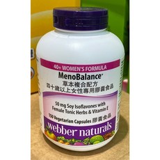Webber Naturals MenoBalance 40+ Women's Formula 膠囊食品, 1個, 貨運宅配