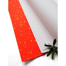 汶采 玫瑰紋紅紙金點 全開 10張/捲, 詳見包裝