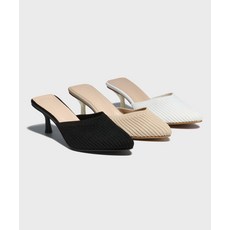 CUSTMADE WOMAN 6cm 니트 스틸레토 뮬 힐 제인(CW0030)