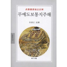 DONGMUNSEON 武藝圖譜通志註解, 朴清正 著