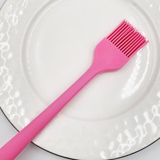 실리콘붓 핫핑크(소) 조이 실리콘붓 베이킹 일체형 기름 실리콘 브러쉬 오일, 1개, 조이 실리콘붓 핫핑크