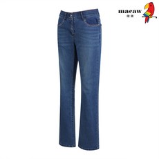 (여성)속밴딩 위싱 부츠컷 데님 팬츠_MNW1DP01