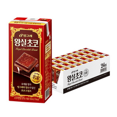 빙그레 왕실초코 우유, 1개, 190ml