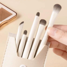 하임하이 아이섀도우 브러쉬 5종 세트 휴대용 메이크업 브러쉬, 1개, 화이트세트