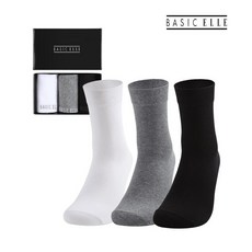 엘르 베이직엘르 에센셜 양말 3팩PACK 기프트 세트