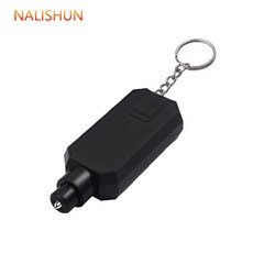 【一秒破窗】車載應急破窗器 鎢鋼撞針 安全割刀 18g迷你設計 ABS防爆材質 車用應急破窗器, 破窗器黑色不帶玻璃, 1個