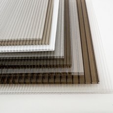 폴리카보네이트 복층 렉산 PC판 지붕 10Tx1000x2000mm, 10Tx1000x2000(회색), 3개