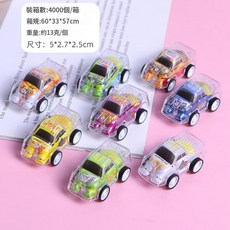 雙層迴力越野車 慣性玩具小汽車 男孩禮物, 雙層越野車混發 4000個 / 箱, 1個