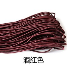 JUNHUI 彈力繩, 酒紅色10米 送剪刀+彈簧扣, 酒紅色