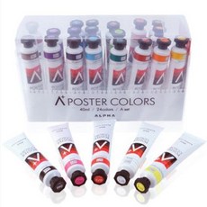알파 에이플러스 포스터칼라 40ml 24색 B세트, 본상품, 상세페이지 참조