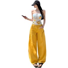 couchsurfing 봄 여름 여성 느슨한 청바지