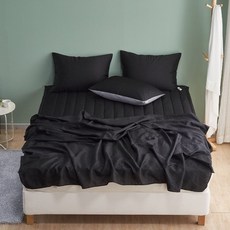 더크린 샤이니 풍기인견 홑이불 Q블랙-1879999EA