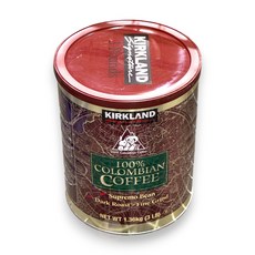 Kirkland Signature 科克蘭 哥倫比亞濾泡式咖啡 1.36公斤 3磅 極細研磨, 1.36kg, 1個, 1個裝