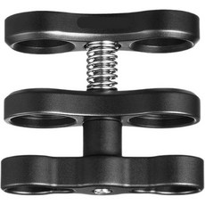 다이빙 카메라 및 라이트 암에 호환 1인치 알루미늄 볼 클램프 마운트 360° 수중 트레이 시스템 클립 어댑터다이빙, Diving ball clip