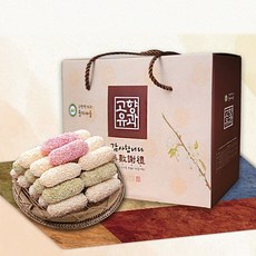 찹쌀 유과 선물세트 한과 선물용 300g 500g 900g 백년초 쑥, 혼합유과 300g