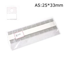 PVC 슬롯 접착 행잉 상품 디스플레이 페그 패키지 행거 가방 100 상자 상점 소매, A5