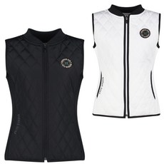 여자 오피스룩 겸용 경량 골프 누빔 패딩 베스트 여성골프상의 동호회