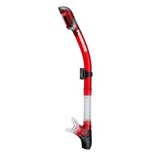 Problue SN-1238 全乾式矽膠呼吸管, 透明紅