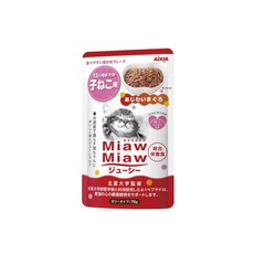 AIXIA 妙喵主食軟包 鮭魚風味, 1個, AIXIA妙喵主軟21號-幼貓鮪魚*12