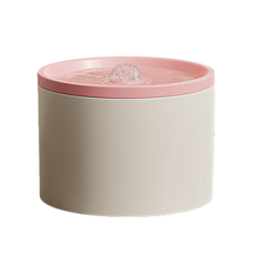 JODDA 애견 자동 정수기 정수기 순환 여과 급수기 애완 동물 용품, 1개, 핑크, 도자기