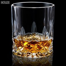 DFMEI 酒杯威士忌家用歐式玻璃洋酒杯KTV啤酒杯茶杯套裝加厚玻璃水杯, 1個