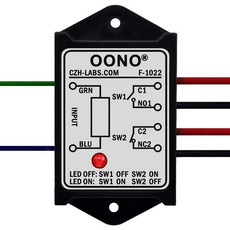 DPST 1NO 1NC 8A 파워 릴레이 모듈 AC DC 12V 제어, 단일 AC/DC 24V