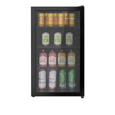 쿠잉전자 다용도 쇼케이스 미니 냉장고 90L 방문설치, 90L RS-S90BK