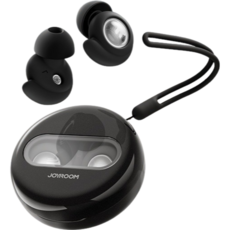 JOYROOM 隔音耳塞 柔軟親膚 輕巧隱形 螺旋仿生設計 可水洗, 黑色, 1個