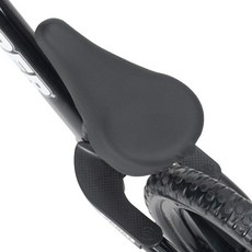 자전거 안장 쿠션 메모리폼 충격흡수 아이레 커버 스트라이더 페달 없는 킥보드 유아 스트라이더용 무지, 검은색