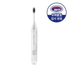 픽커스 치약 일체형 휴대용 칫솔 세트, 화이트, 1개