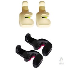 셀러덕 거치 차량용 옷걸이 2P 자동차옷걸이, 베이지 옷걸이 2P