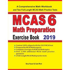 (영문도서)MCAS 6 Math Preparation Exercise Book: A Comprehensive Math Workbook and Two Ful... Paperback, Effortless Math Education, English, 9781646120192