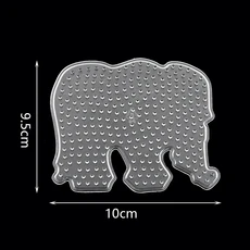 5mm 하마 비즈 장난감 DIY 도구 교육 탱그램 직소 퍼즐 페그보드 아트 템플릿 어린이 스텐실 공예, 38 1 piece