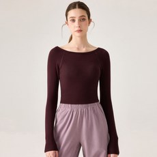 美利奴羊毛保暖長袖打底衫運動瑜伽服