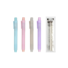 모닝글로리 1000 샤프식 지우개 세트 테마컬러, 2개, 4p본품(랜덤)+리필(1p)