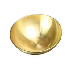 精緻黃銅餐具組，質感生活，簡約設計，導熱保溫，易於清潔, 純黃銅, 1個, 碗