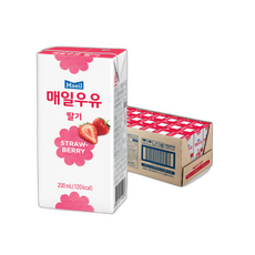 매일우유 멸균 딸기, 200ml, 1개
