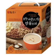 담터 호두 아몬드 마 밤 율무차 18g, 80개입, 1박스