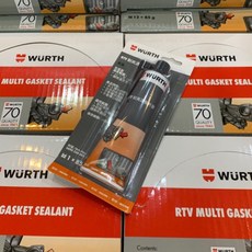 WURTH 福士 RTV 耐高溫墊片膠 灰色 密封膠 85g, 1個