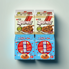 농심 배홍동비빔면8봉+짜파게티10봉