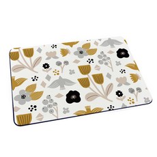 北歐風系列 軟式珪藻土地墊 60*40*0.5cm 防潮, 1個, 冬季早晨