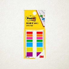 3M 포스트잇 플래그 필름 인덱스 분류용 레인보우 683-L1 140매입