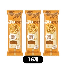 롯데 막대 아이스크림 조이 크리미바 그레인 크럼블, 16개, 80ml