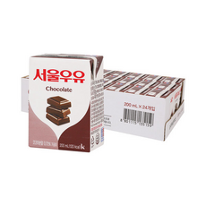 초코 멸균우유 24입 (), 200ml, 1박스