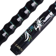 AB EAR 이어th 147.3cm(58인치) 수영장 큐/풀 스틱 인체 공학적 디자인 견목 캐나다 단풍나무 13mm 팁 532.3-595.3g(18-21온스) 당구 큐 B1SN, Black Dragon