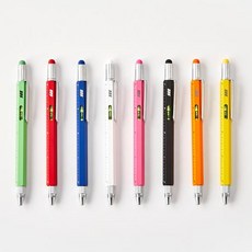 SEE 6 in 1 건축용 멀티펜 (색상 8종), 블랙